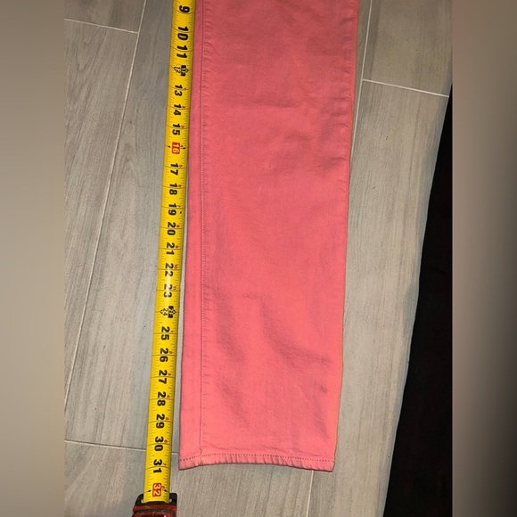 NEW Pistola High Rise Straight Leg Jeans Button Fly Flamingo Size 26 - Picture 10 of 14